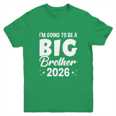 I'm Going To Be A Big Brother 2026 Leveled Up Big Bro Kids Youth Shirt | siriusteestore