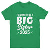 I'm Going To Be A Big Sister 2025 Leveled Up Big Sis Kids Youth Shirt | siriusteestore