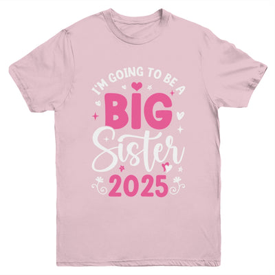 I'm Going To Be A Big Sister 2025 Pregnancy Announcement Youth Shirt | siriusteestore