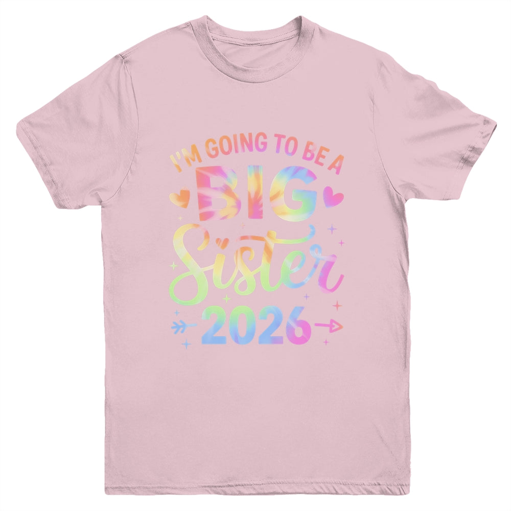 I'm Going To Be A Big Sister 2026 Baby Announcement Youth Shirt | siriusteestore