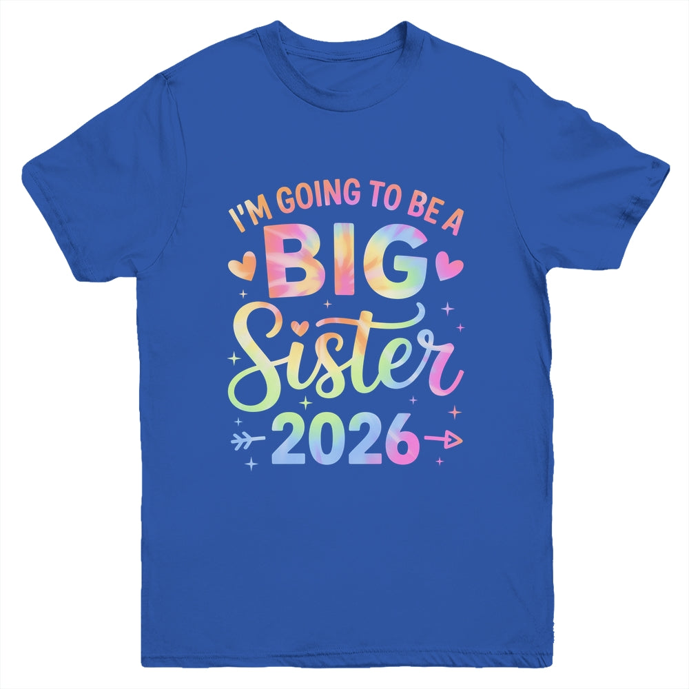 I'm Going To Be A Big Sister 2026 Baby Announcement Youth Shirt | siriusteestore