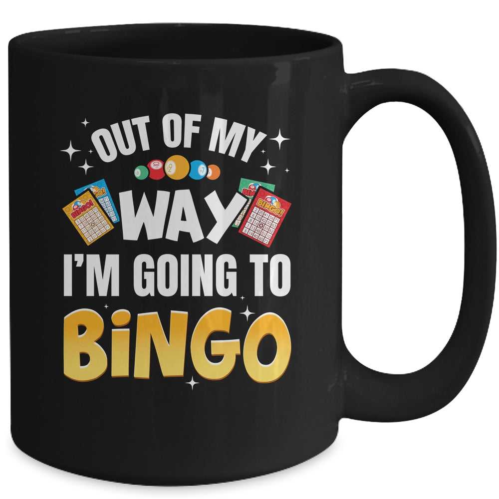 I'm Going To Bingo Design For Men Women Casino Player Bingo Mug | siriusteestore