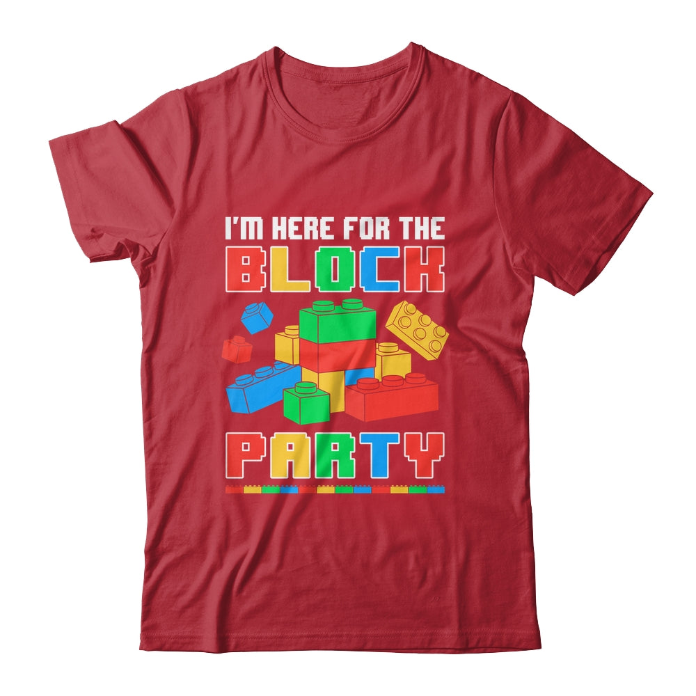 I'm Here For The Block Party Funny Building Boys Girls Kids Shirt & Hoodie | siriusteestore