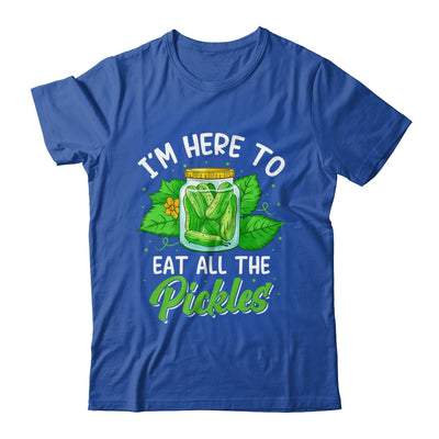 I'm Here To Eat All The Pickles Pickle Cucumber Vegetarian Shirt & Tank Top | siriusteestore