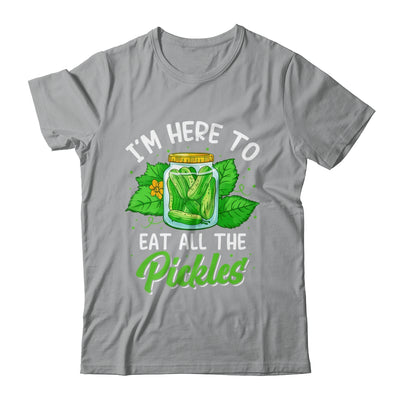 I'm Here To Eat All The Pickles Pickle Cucumber Vegetarian Shirt & Tank Top | siriusteestore