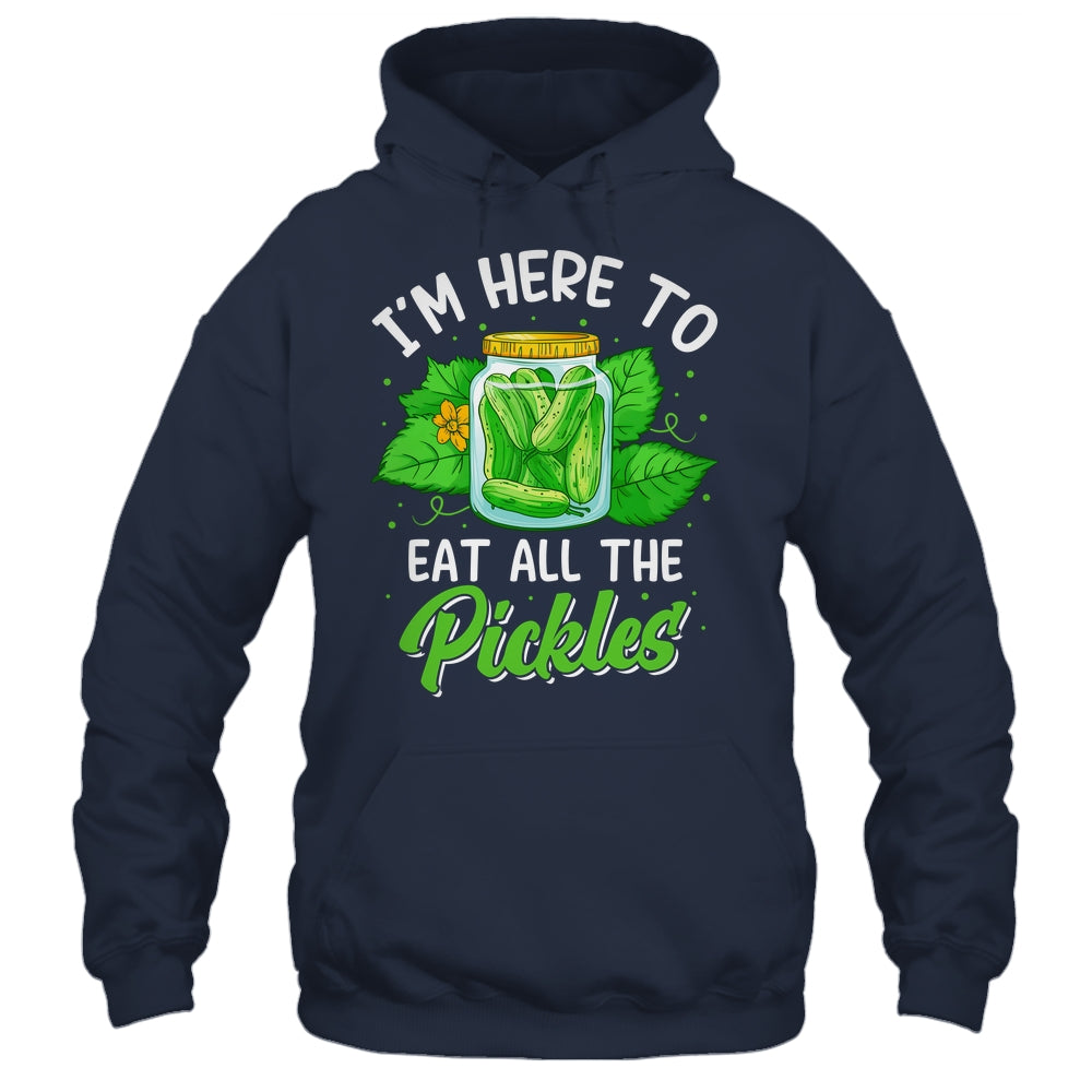 I'm Here To Eat All The Pickles Pickle Cucumber Vegetarian Shirt & Tank Top | siriusteestore