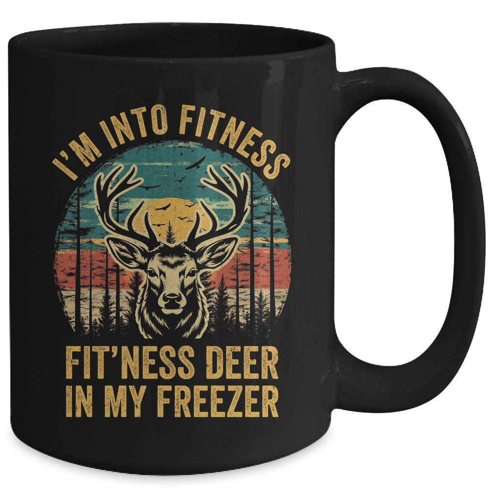 I'm Into Fitness Fit'ness Deer Funny Hunting Men Women Mug | siriusteestore