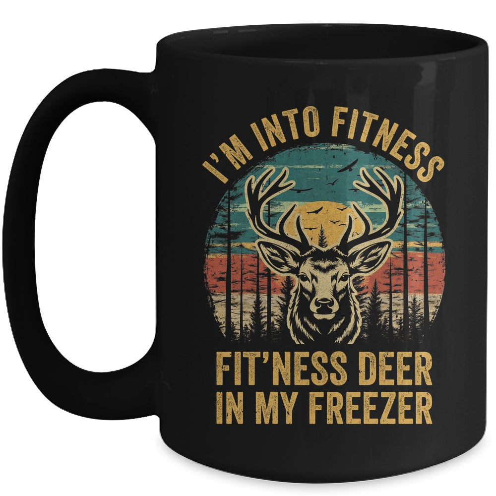 I'm Into Fitness Fit'ness Deer Funny Hunting Men Women Mug | siriusteestore