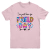 I'm Just Here For Field Day Tie Dye Leopard Last Day School Youth Shirt | siriusteestore
