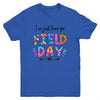 I'm Just Here For Field Day Tie Dye Leopard Last Day School Youth Shirt | siriusteestore