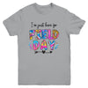 I'm Just Here For Field Day Tie Dye Leopard Last Day School Youth Shirt | siriusteestore