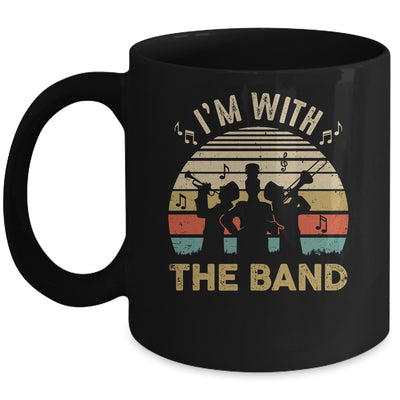I'm Just Here For The Band Life Funny Retro Marching Band Mug | siriusteestore