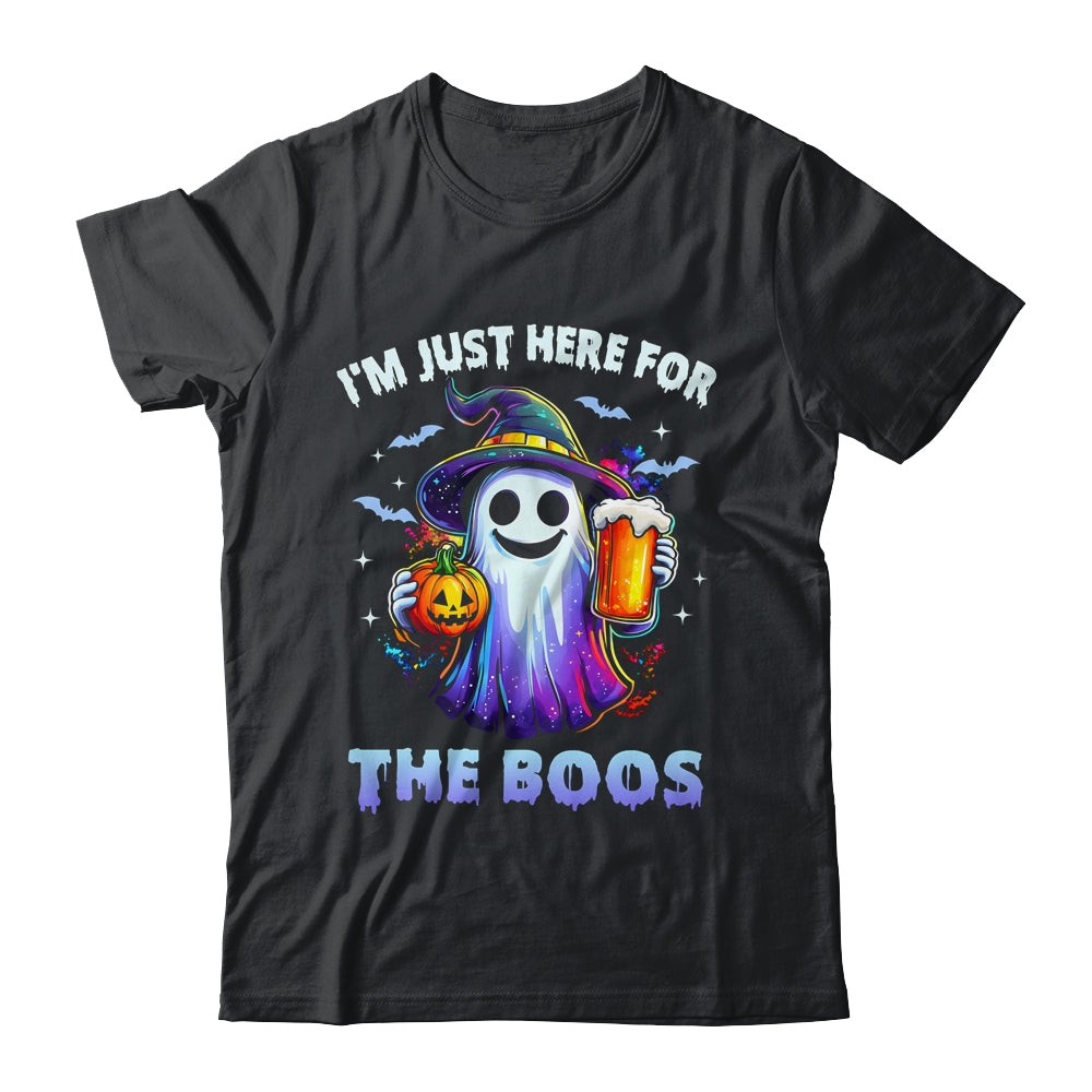 I'm Just Here For The Boos Funny Halloween Men Women Ghost Shirt & Hoodie | siriusteestore