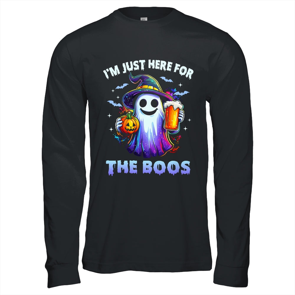 I'm Just Here For The Boos Funny Halloween Men Women Ghost Shirt & Hoodie | siriusteestore