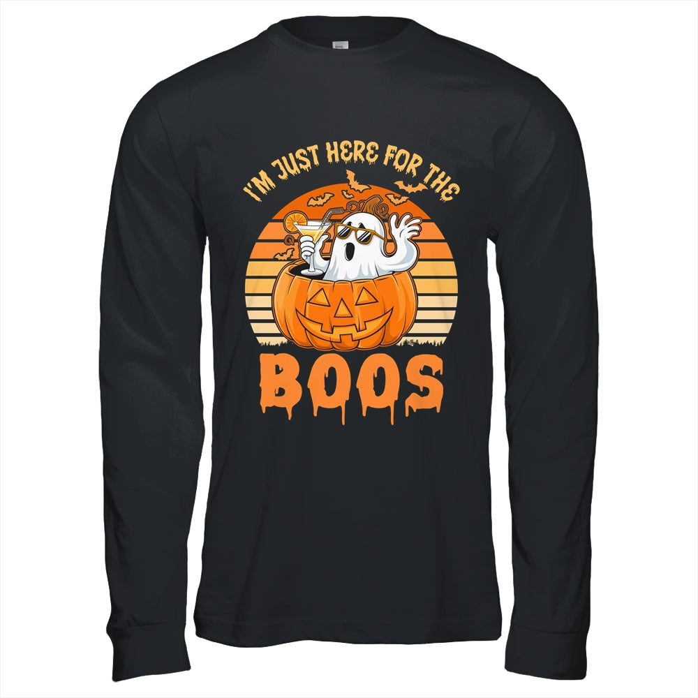I'm Just Here For The Boos Ghost Funny Men Women Halloween Shirt & Hoodie | siriusteestore