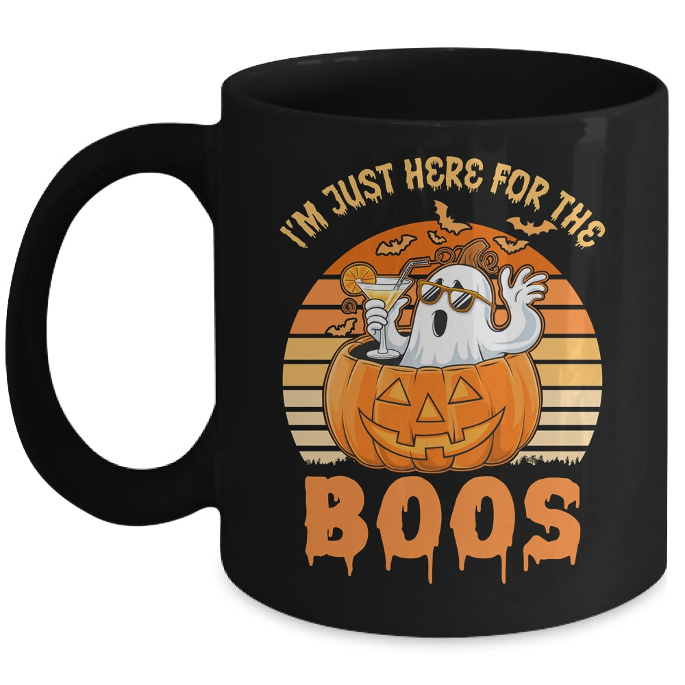 I'm Just Here For The Boos Ghost Funny Men Women Halloween Mug | siriusteestore