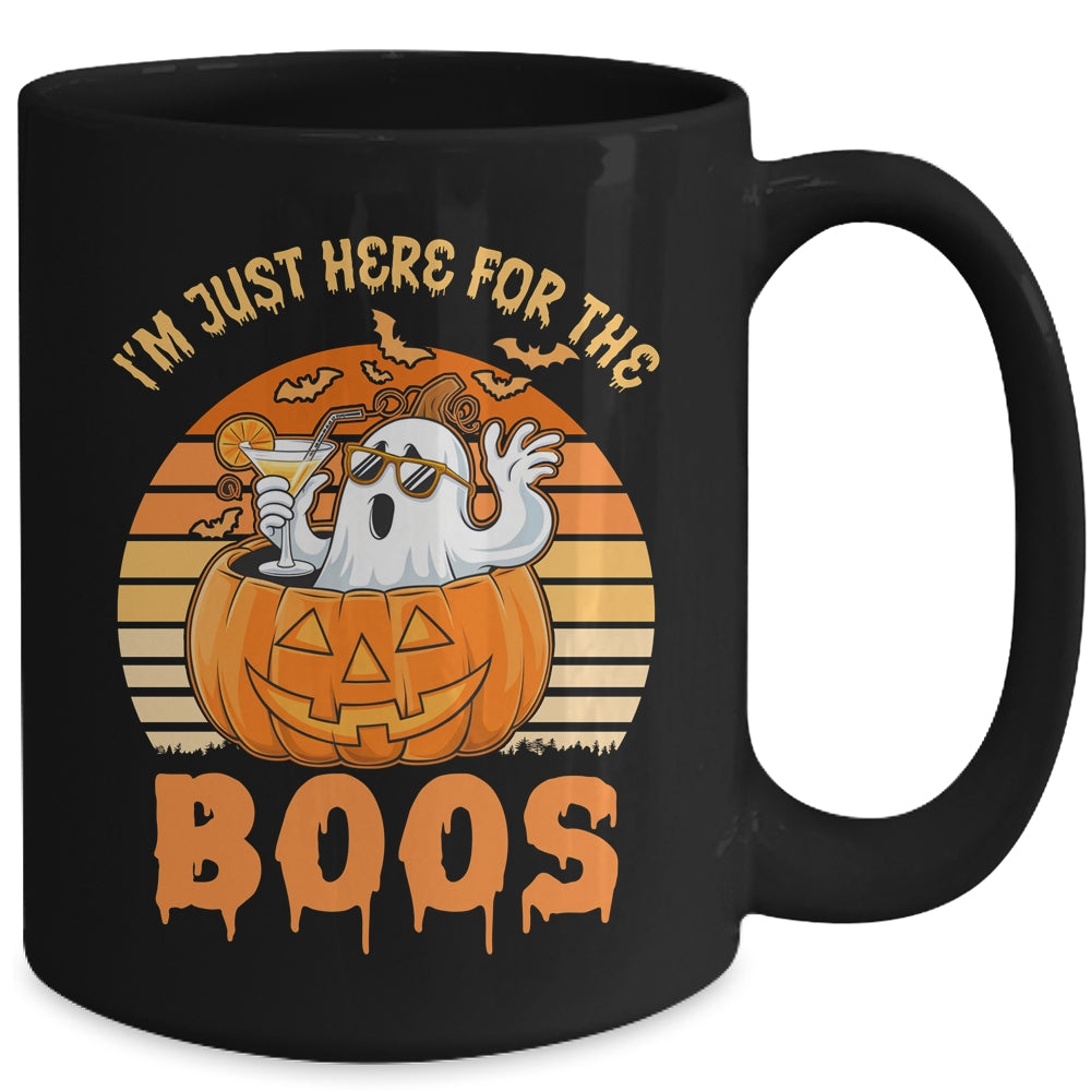 I'm Just Here For The Boos Ghost Funny Men Women Halloween Mug | siriusteestore