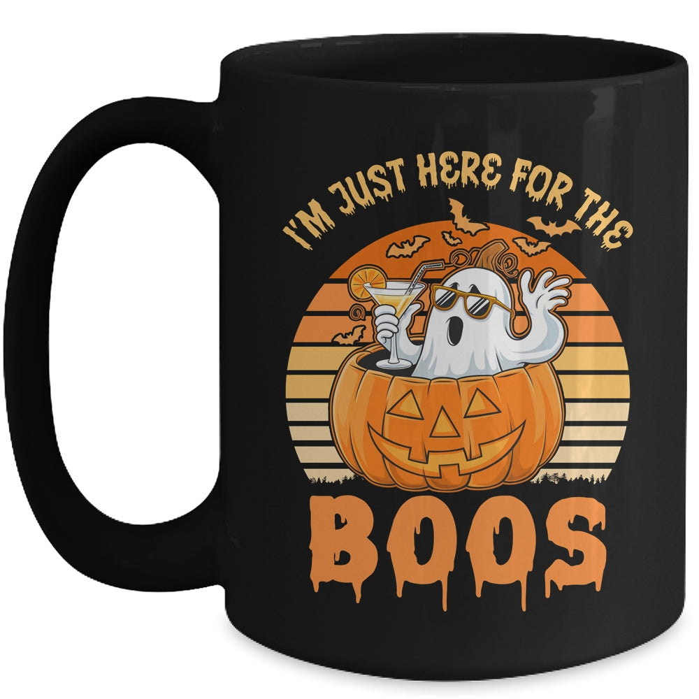 I'm Just Here For The Boos Ghost Funny Men Women Halloween Mug | siriusteestore