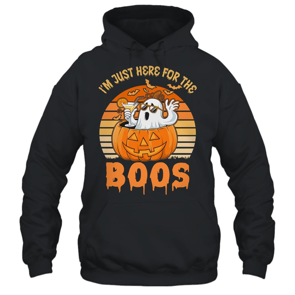 I'm Just Here For The Boos Ghost Funny Men Women Halloween Shirt & Hoodie | siriusteestore
