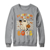 I'm Just Here For The Boos Ghost Retro Groovy Halloween Shirt & Sweatshirt | siriusteestore