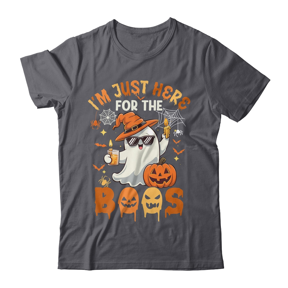 I'm Just Here For The Boos Halloween Ghost Cute Funny Shirt & Hoodie | siriusteestore