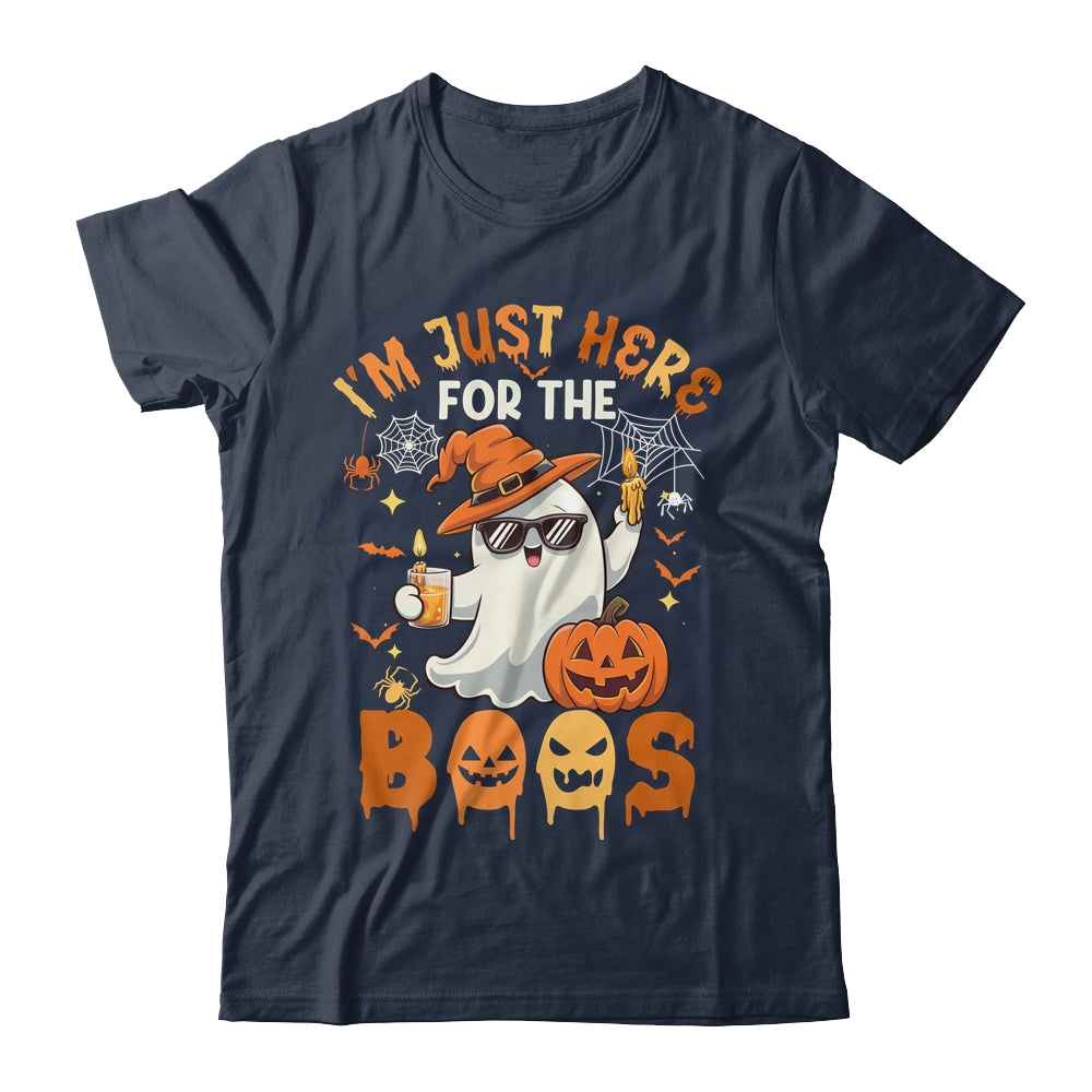 I'm Just Here For The Boos Halloween Ghost Cute Funny Shirt & Hoodie | siriusteestore