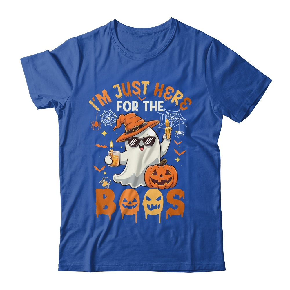 I'm Just Here For The Boos Halloween Ghost Cute Funny Shirt & Hoodie | siriusteestore