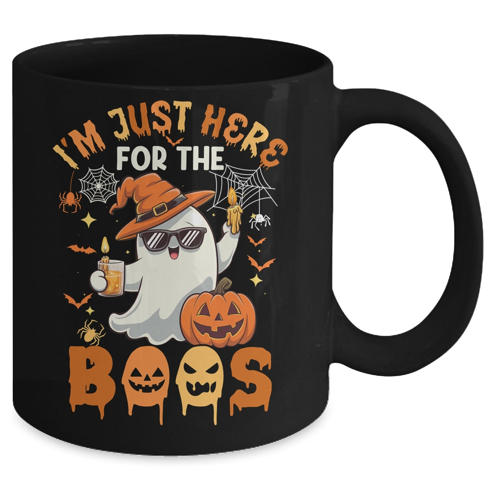 I'm Just Here For The Boos Halloween Ghost Cute Funny Mug | siriusteestore