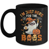 I'm Just Here For The Boos Halloween Ghost Cute Funny Mug | siriusteestore