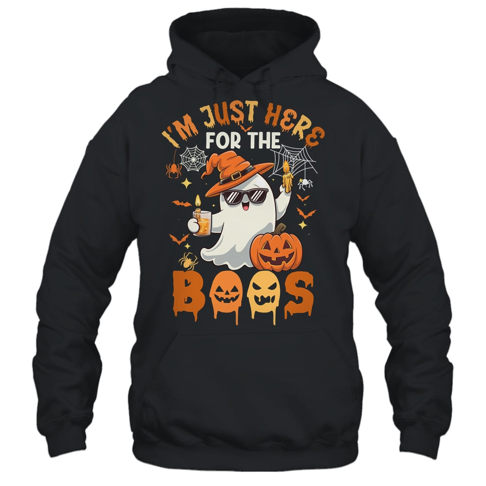 I'm Just Here For The Boos Halloween Ghost Cute Funny Shirt & Hoodie | siriusteestore