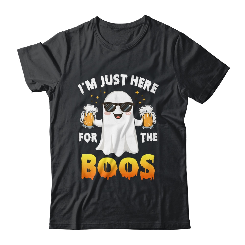 I'm Just Here For The Boos Halloween Party Women Ghost Cute Shirt & Hoodie | siriusteestore