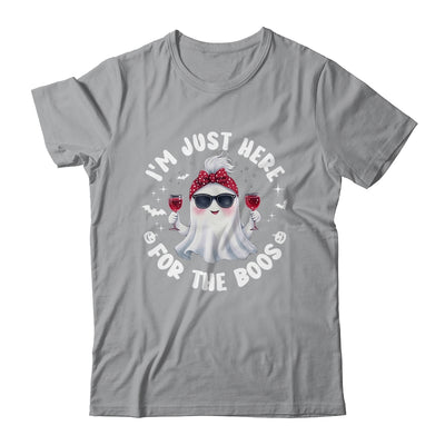 I'm Just Here For The Boos Halloween Women Ghost Cute Shirt & Sweatshirt | siriusteestore