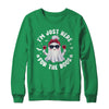 I'm Just Here For The Boos Halloween Women Ghost Cute Shirt & Sweatshirt | siriusteestore
