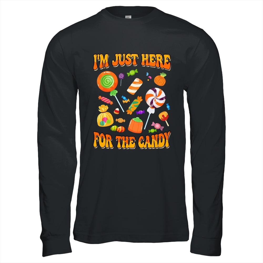 I'm Just Here For The Candy Funny Halloween Shirt & Hoodie | siriusteestore