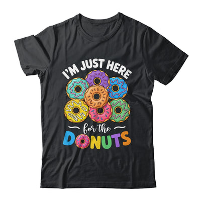 I'm Just Here For The Donuts Lover Funny Humor Donut Day Shirt & Tank Top | siriusteestore