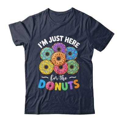 I'm Just Here For The Donuts Lover Funny Humor Donut Day Shirt & Tank Top | siriusteestore