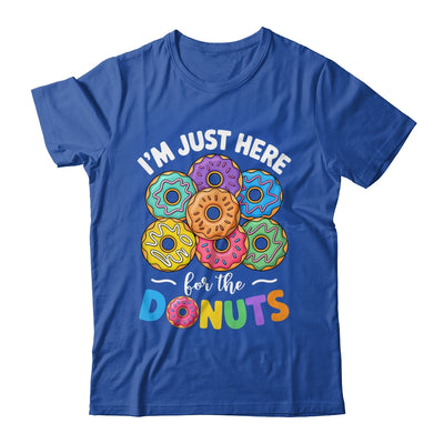 I'm Just Here For The Donuts Lover Funny Humor Donut Day Shirt & Tank Top | siriusteestore
