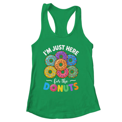 I'm Just Here For The Donuts Lover Funny Humor Donut Day Shirt & Tank Top | siriusteestore