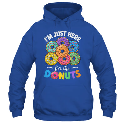 I'm Just Here For The Donuts Lover Funny Humor Donut Day Shirt & Tank Top | siriusteestore