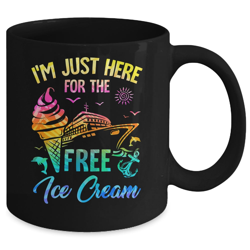 I'm Just Here For The Free Ice Cream Family Cruise Trip 2024 Mug | siriusteestore