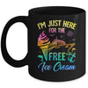 I'm Just Here For The Free Ice Cream Family Cruise Trip 2024 Mug | siriusteestore