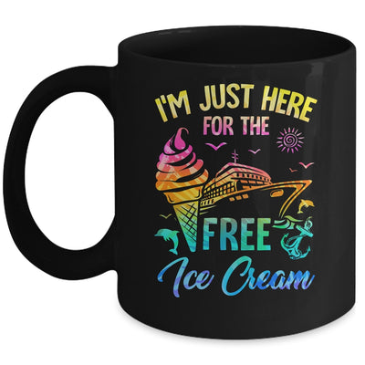 I'm Just Here For The Free Ice Cream Family Cruise Trip 2024 Mug | siriusteestore