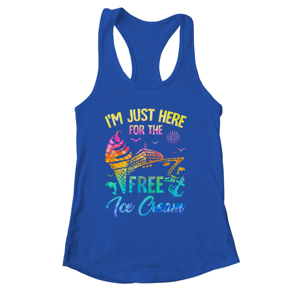 I'm Just Here For The Free Ice Cream Family Cruise Trip 2024 Shirt & Tank Top | siriusteestore