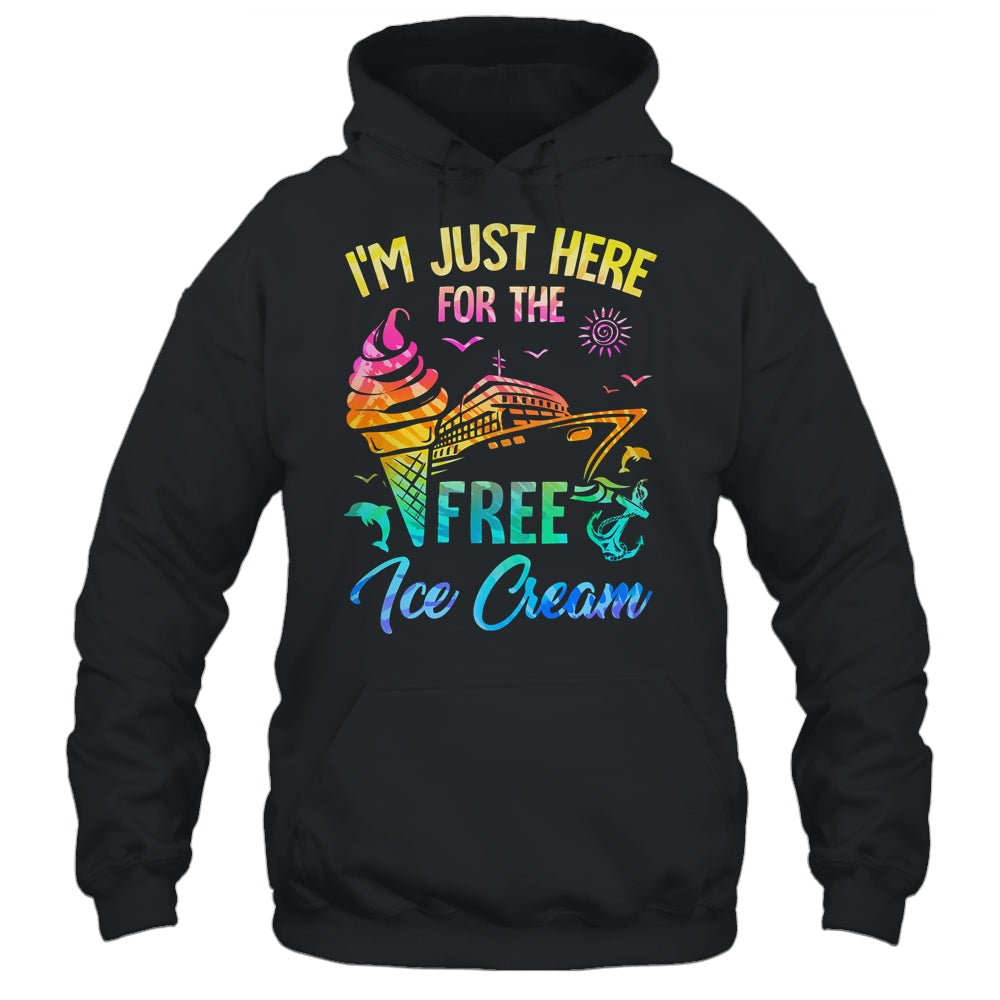 I'm Just Here For The Free Ice Cream Family Cruise Trip 2024 Shirt & Tank Top | siriusteestore