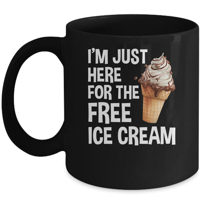 I'm Just Here For The Free Ice Cream Funny Cruise 2024 Mug | siriusteestore