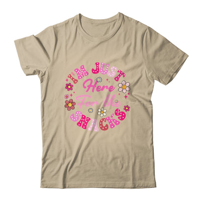 I'm Just Here For The Snacks Funny Saying Girls Kids Shirt & Tank Top | siriusteestore