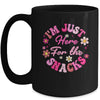 I'm Just Here For The Snacks Funny Saying Girls Kids Mug | siriusteestore