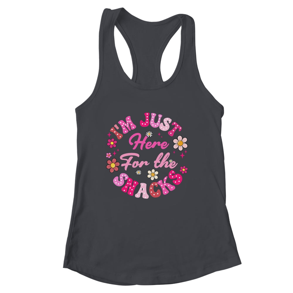 I'm Just Here For The Snacks Funny Saying Girls Kids Shirt & Tank Top | siriusteestore