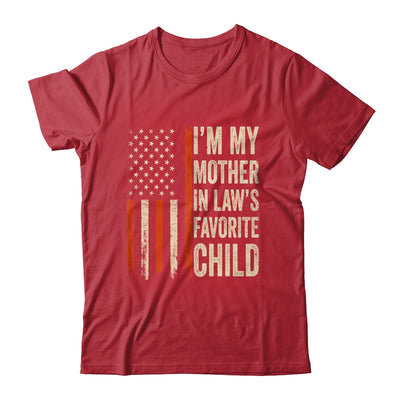 I'm My Mother In Law's Favorite Child Vintage Flag Christmas Shirt & Hoodie | siriusteestore