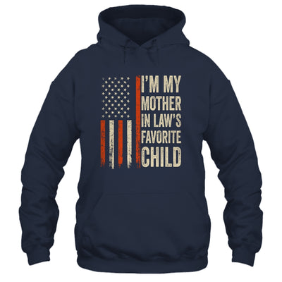 I'm My Mother In Law's Favorite Child Vintage Flag Christmas Shirt & Hoodie | siriusteestore